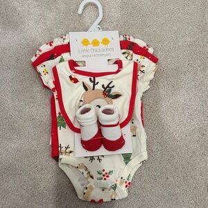 Red and White Kids Matching Set